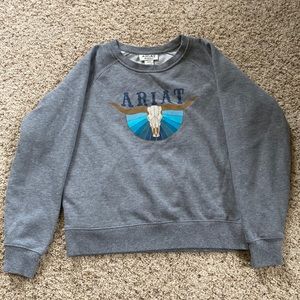 Ariat gray sweatshirt size small